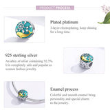 925 Sterling Silver Whale Star Beads For Diy Bracelets & Necklaces - 45-Degree Angle