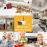 Smart Wireless Wifi Ip Camera With Motion Detection & Night Vision - 64Gb Tf Card Support - 45-Degree Angle