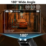 Outdoor Sports Night Vision Camera With 180 Degree Rotation For Video Recording - Top-Down View