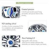 925 Sterling Silver Underwater World Fish & Crab Beads - 45-Degree Angle