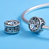 925 Sterling Silver Underwater World Fish & Crab Beads - Close-Up Angle