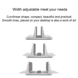 Portable Laptop Stand with Cooling Storage Base - Aluminum Alloy - 45-Degree Angle
