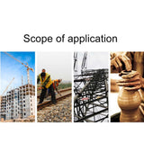 Stainless Steel Taper Gauge for Precise Measurement - Close-Up Angle