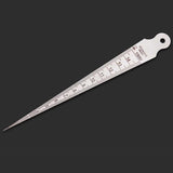 Stainless Steel Taper Gauge For Precise Measurement - Front View