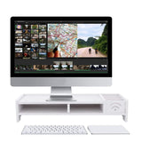 Versatile Desktop Monitor Stand - Sturdy Wood Riser for Laptop Notebook Tv - Extra Image