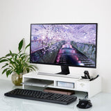 Versatile Desktop Monitor Stand - Sturdy Wood Riser for Laptop Notebook Tv - Extra Image