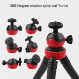 Flexible Mini Octopus Tripod with Phone Clamp for Iphone Galaxy Huawei Gopro - Low Angle