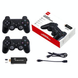 32Gb 4K Retro Game Stick + 2 Wireless Gamepads & 3000 Games - Front View