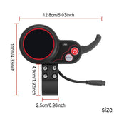 Electric Scooter Display for Kaabo Mantis and Wolf Warrior - Close-Up Angle