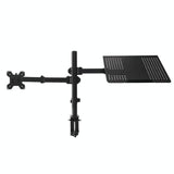 Rotatable Dual Screen Laptop Stand for Desktop - Front View