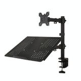 Rotatable Dual Screen Laptop Stand for Desktop - Rear View