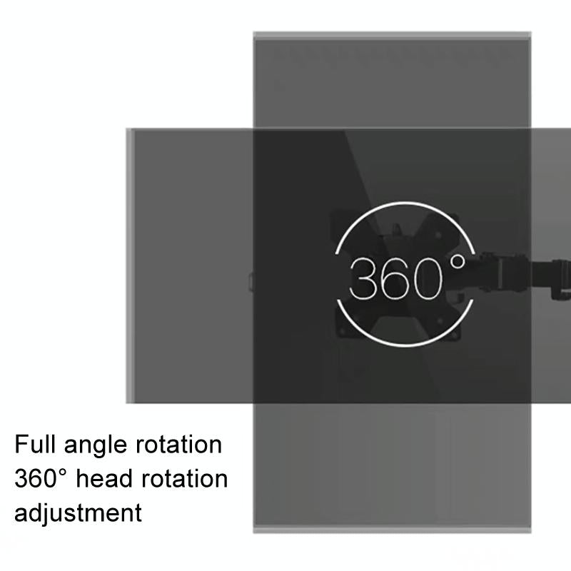 Rotatable Dual Screen Laptop Stand for Desktop