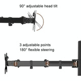 Rotatable Dual Screen Laptop Stand for Desktop