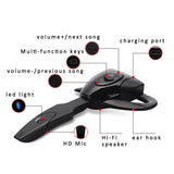 Scorpion Bluetooth Earphone - Unilateral Hanging Black Hole 5.0