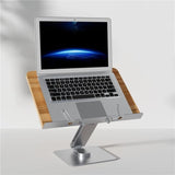 360 Degree Rotating Laptop & Book Stand - Adjustable & Hands-free - Side View