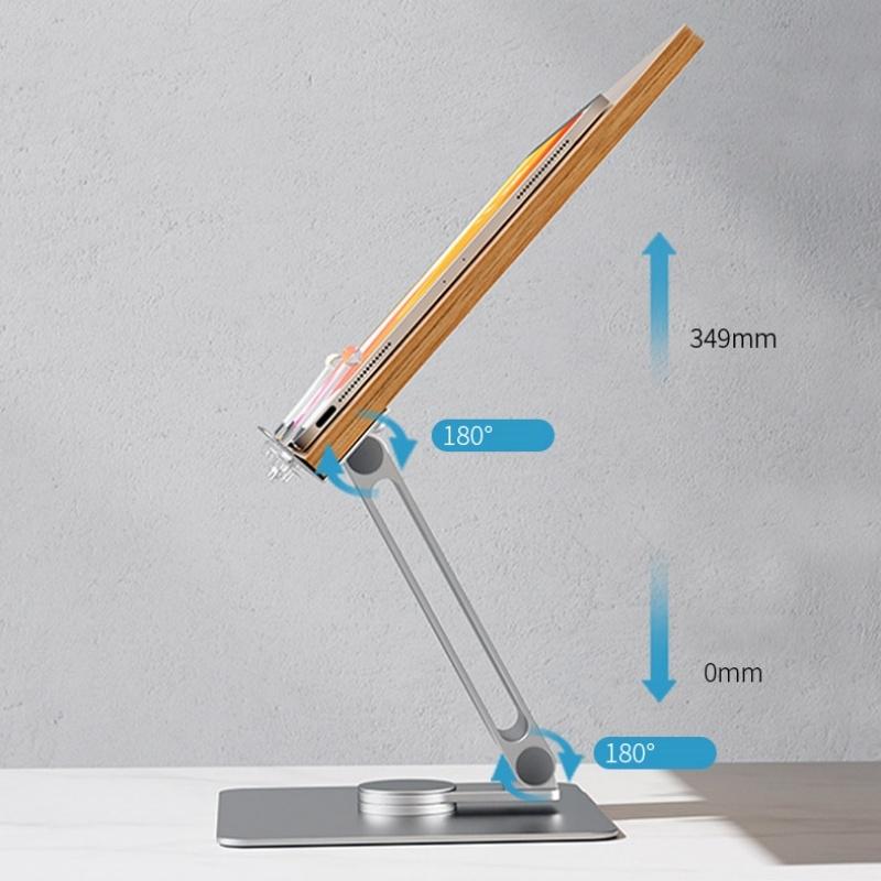 360 Degree Rotating Laptop & Book Stand - Adjustable & Hands-free