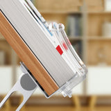 360 Degree Rotating Laptop & Book Stand - Adjustable & Hands-free - Rear View