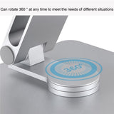 360 Degree Rotating Laptop & Book Stand - Adjustable & Hands-free - Close-Up Angle