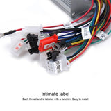 Intelligent 48v 500w Dual-mode Electric Vehicle Controller - Top-Down View