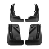 For Toyota Yaris X 2020-2023 4Pcs / Set Car Auto Soft Plastic Splash Flaps Fender Guard - Front View