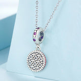 925 Sterling Silver Strawberry Cookie Pendant Beads For Diy Bracelets - 45-Degree Angle