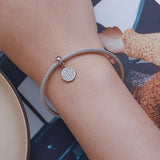 925 Sterling Silver Strawberry Cookie Pendant Beads For Diy Bracelets - Rear View