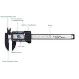 Digital Display Vernier Caliper - Plastic Fiber - Side View