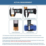 Digital Display Vernier Caliper - Plastic Fiber - Low Angle