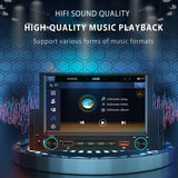 6.2 Inch Single Butt Carplay Car Monitor - Universal Wired Mp5 Player - Standard + 12 Light Camera - Extra Image