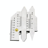 Stainless Steel Welding Ruler for Inspection - Measure Gauge - Front View
