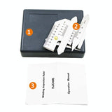 Stainless Steel Welding Ruler for Inspection - Measure Gauge - Rear View