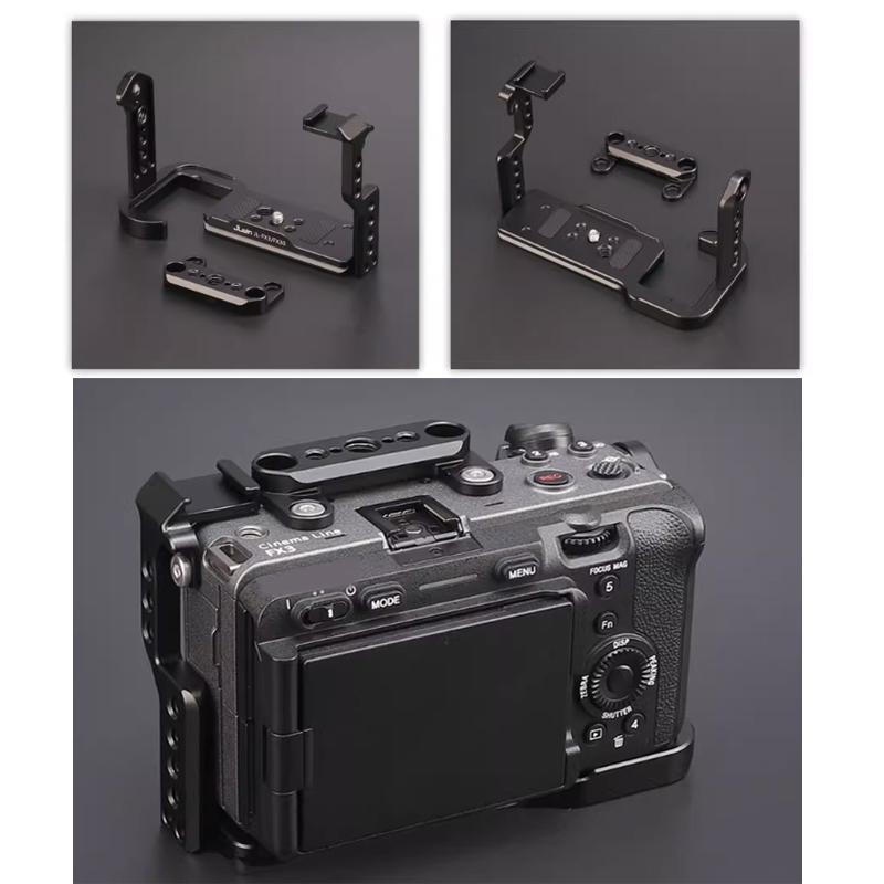 Camera Protection Cage Stabilizer Rig - Rabbit Cage for For Sony Fx30 / Fx3 - Rabbit Cage + Top Board