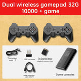 Wireless K9 Game Console With 100000 Built-In Games Double Battle 32G Storage - Front View