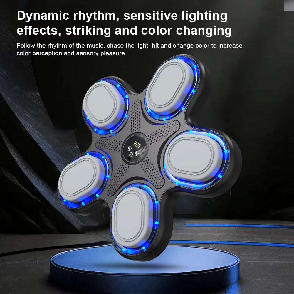 Bluetooth Music Boxing Machine With Adult Gloves - Reaction Training - With Children Gloves