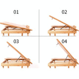 Adjustable Folding Laptop Desk for Bed with Card Slot and Lazy Computer Design - Extra Image