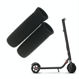 Silicone Handbar Cover For Ninebot G30 Max - Black 1 Pair - Front View