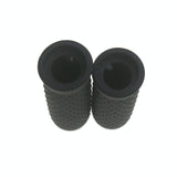 Silicone Handbar Cover For Ninebot G30 Max - Black 1 Pair - Rear View