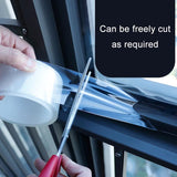 15m Long Window Frame Gap Tape - 5cm Wide Plastic Steel