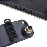 Rearview Mirror Dvr with Left Screen Display - Top-Down View