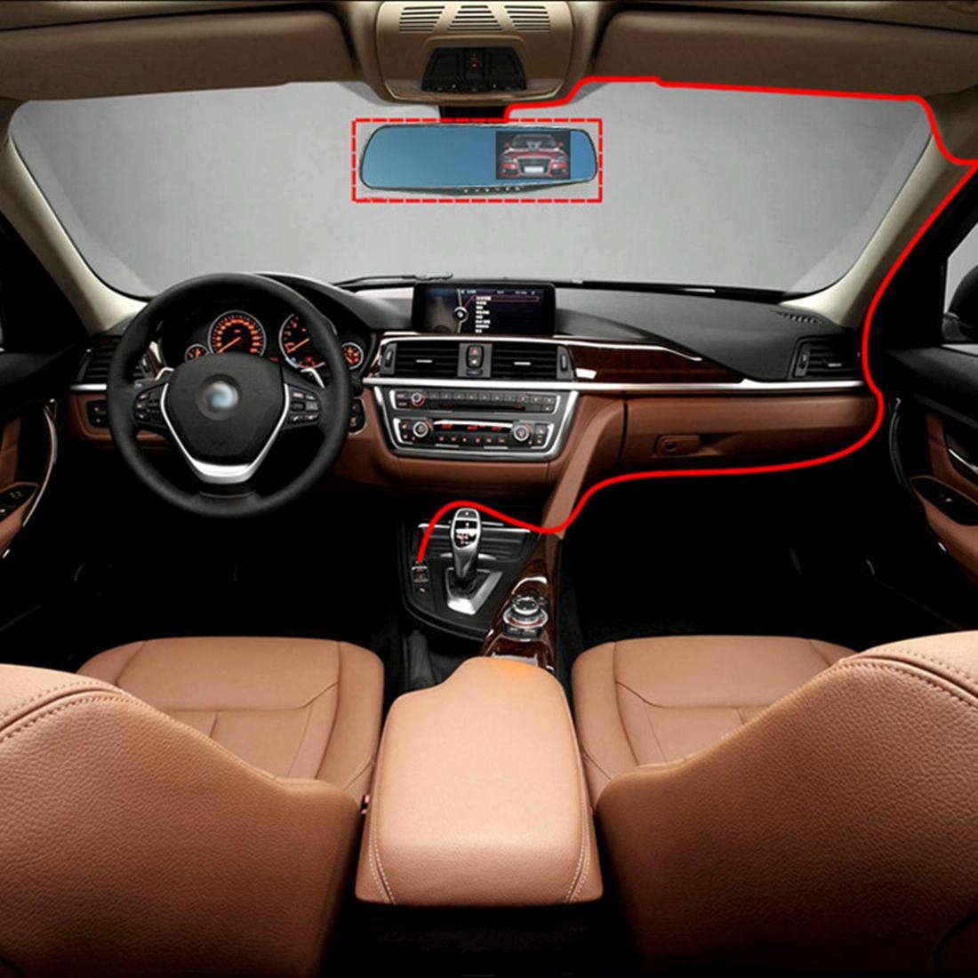Rearview Mirror Dvr with Left Screen Display