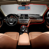 Rearview Mirror Dvr with Left Screen Display - Close-Up Angle