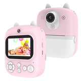 32g Instant Camera with 2.4 Display & Card Reader for Kids - 1200w Blue - Standard Purple - Extra Image