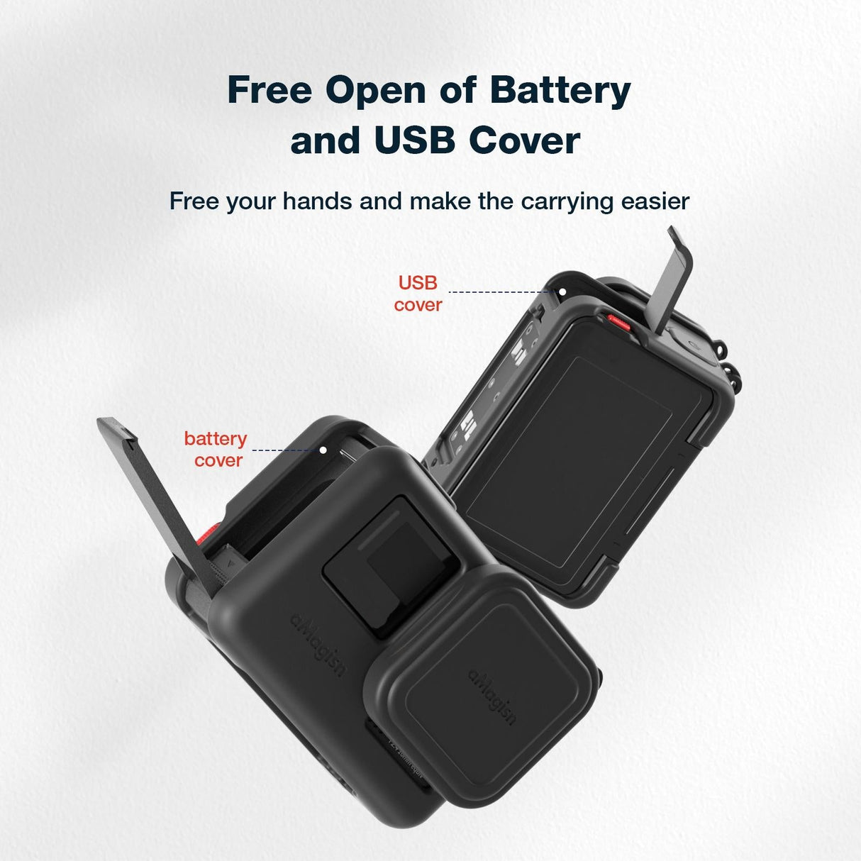 Silicone Case for Insta360 Ace Camera - Protect your Gear - For Insta360 Ace (Black)