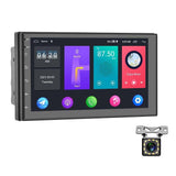 7 Inch Android Wifi Car Navigation Reversing Video Player - 2 + 32G Standard + 12Lights Camera - Front View