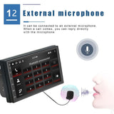 7 Inch Android Wifi Car Navigation Reversing Video Player - 2 + 32G Standard + 12Lights Camera - Top-Down View