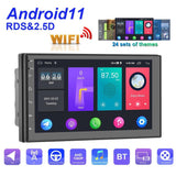 7 Inch Android Wifi Car Navigation Reversing Video Player - 2 + 32G Standard + 12Lights Camera - Close-Up Angle