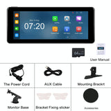 6.86 Inch 4K Dvr Smart Screen Player - Compact & High-Resolution - Standard + Reversing Camera