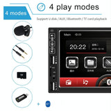 7 Inch Car Mp5 Player With Bluetooth / Fm Remote 8 Led Camera - Rear View