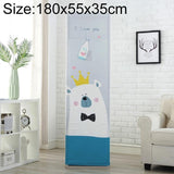 Love Bear Fabric Dust Cover - 180x55x35cm Vertical Cabinet Type All-inclusive Ac - Front View