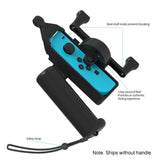 Oled Switch Fishing Rod for Aquarium Game - Left / Right Handle - Top-Down View